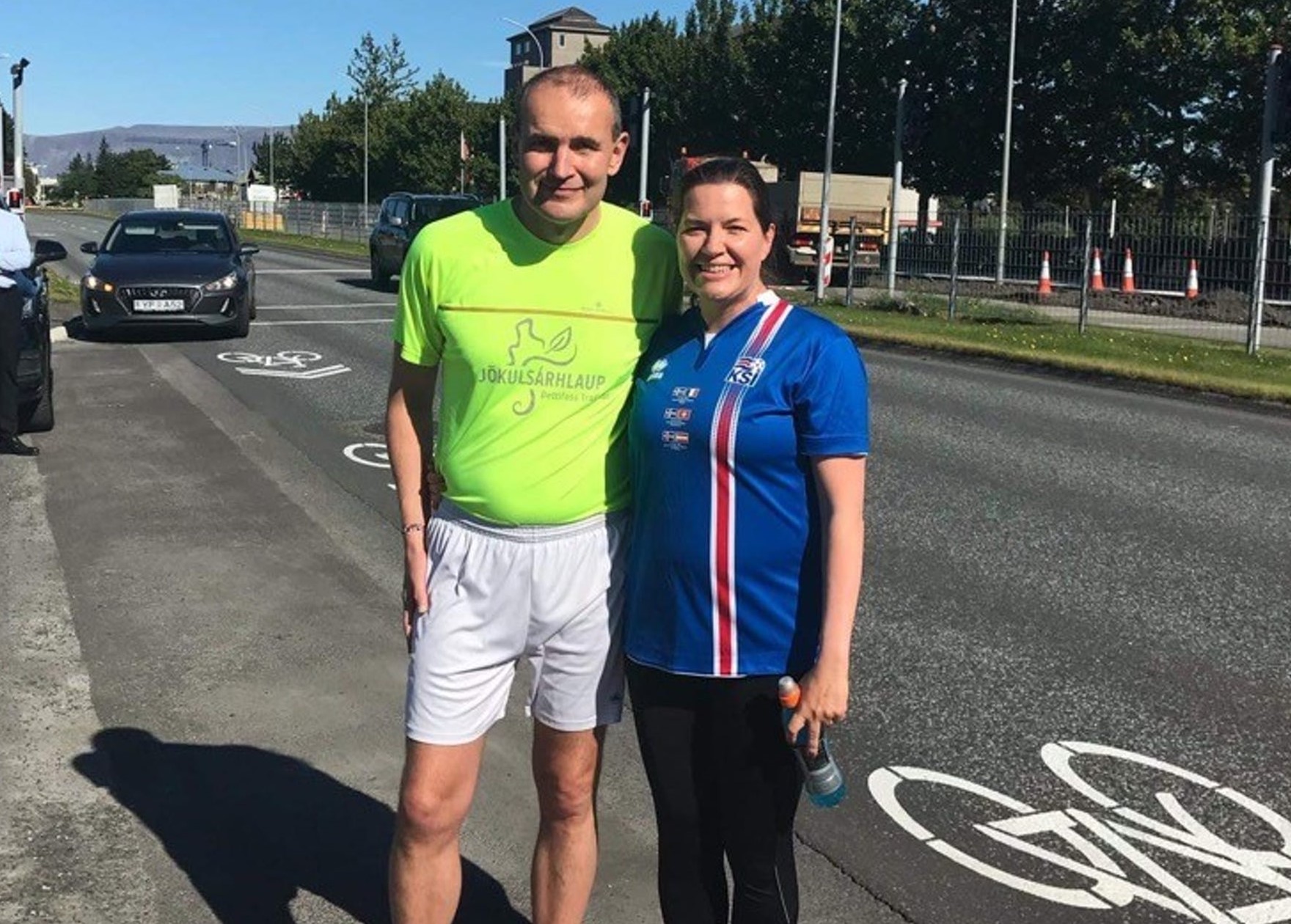 The Icelandic president ran for charity